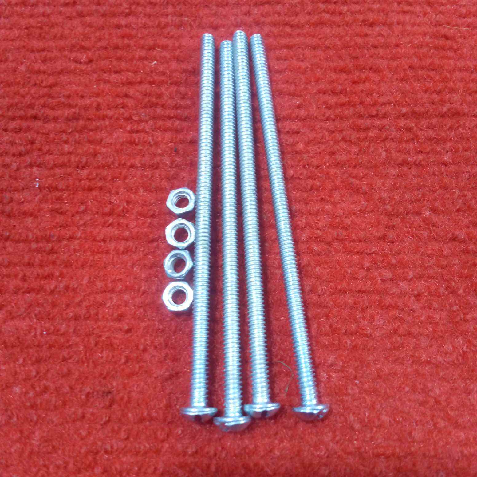 Picture of 10Pcs – Stainless Steel 225x4mm 5″ Inch SS Coating Chipboard Screws Phil-lips Flat Head