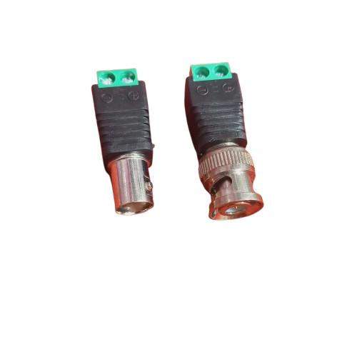 Picture of 1Pair- Universal BNC Screw Terminal Connector  Male–Female 2-Pin CCTV Adapter