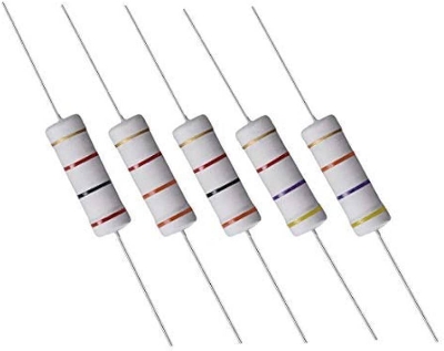 Picture of 2pcs 330K Ohm 5W Axial Lead Resistor ±5% Tolerance High Power