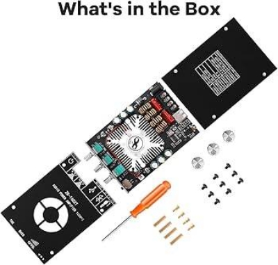 Picture of ZK-1602T Bluetooth Audio Power Amplifier Board with APP Control & 12V Cooling Fan