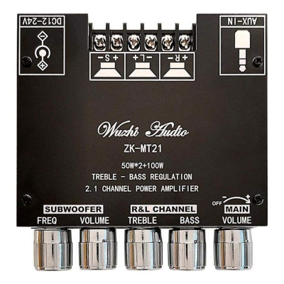 Picture of MT-21 2.1CH Digital Power Amplifier Board with Bass, Treble & Volume Control