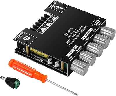 Picture of MT-21 2.1CH Digital Power Amplifier Board with Bass, Treble & Volume Control