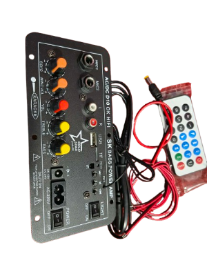 Picture of D10 OK Karaoke Amplifier Board AC/DC Hi-Fi with USB & FM | Clear Sound Output