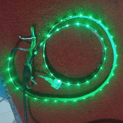 Picture of 1M Green LED Rope Light 12V Flexible Decorative Strip