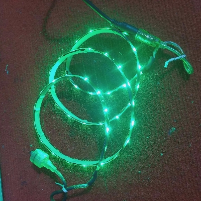 Picture of 1M Green LED Rope Light 12V Flexible Decorative Strip