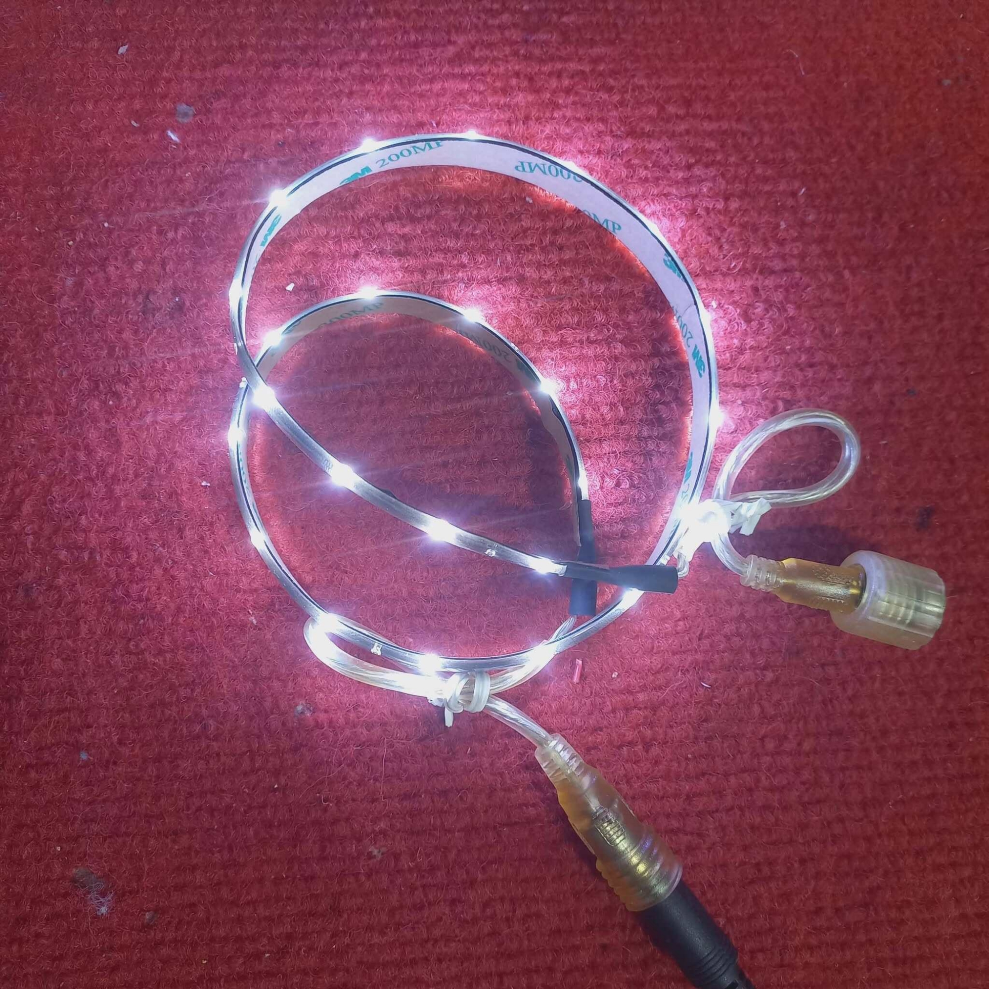 Picture of 2 Feet 12V White LED Strip Rope Light for Accent Use