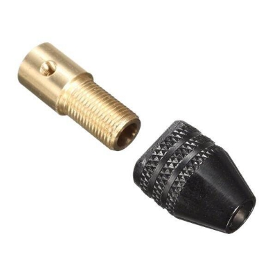 Picture of Mini 3 Jaw Drill Chuck Set 0.3-3.5mm Capacity 5mm Shaft for 775 DC Motor Rotary Tools