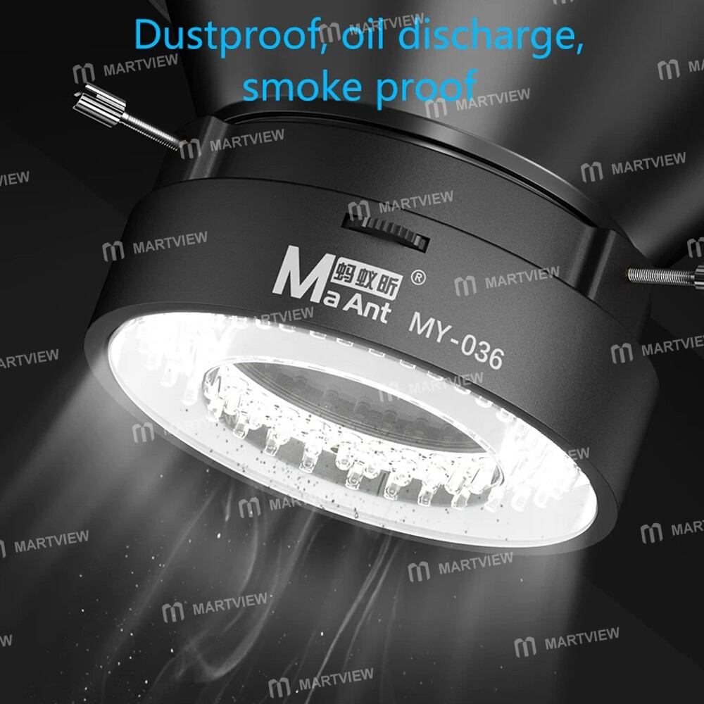 Picture of MaAnt MY-036 Professional Microscope Light 72 LED USB Ring Lamp for Mobile Repair