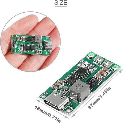 Picture of Type-C USB Fast Charge Board for 2S 18650 Lithium Battery Pack 2A PCB Module