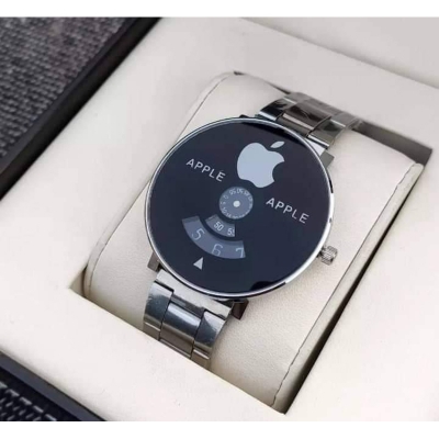 Picture of Stainless Silver Band Quartz Wrist Watch Black Turntable Dial Mens Gift Mens Watches Top Brand Luxury (Copy)