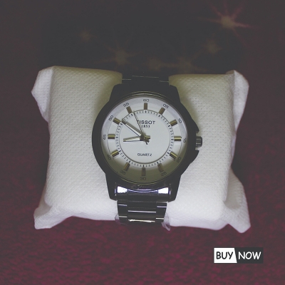 Picture of TITSOT 1853 Quartz Black & White Mean's Watch
