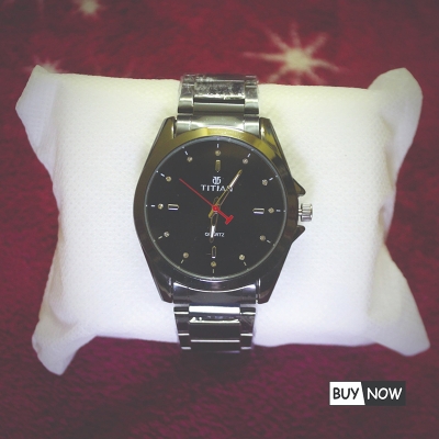 Picture of TITIAN Stylish Black Men's Watch