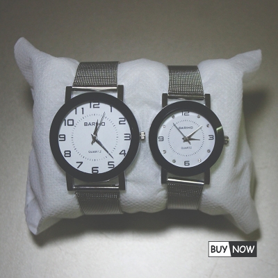 Picture of BARIHO Couple Watch White - 2 pcs