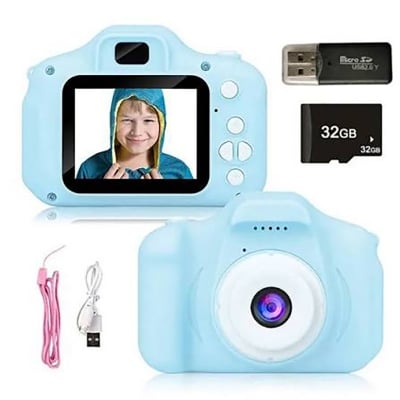 Picture of Kids Mini Selfie Video Camera With 32GB SD Card