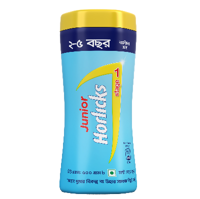 Picture of Junior Horlicks Health and Nutrition Drink Stage-1 Jar 500g (Powder Drink)