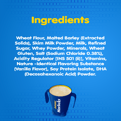 Picture of Junior Horlicks Health and Nutrition Drink Stage-1 Jar 500g (Powder Drink)
