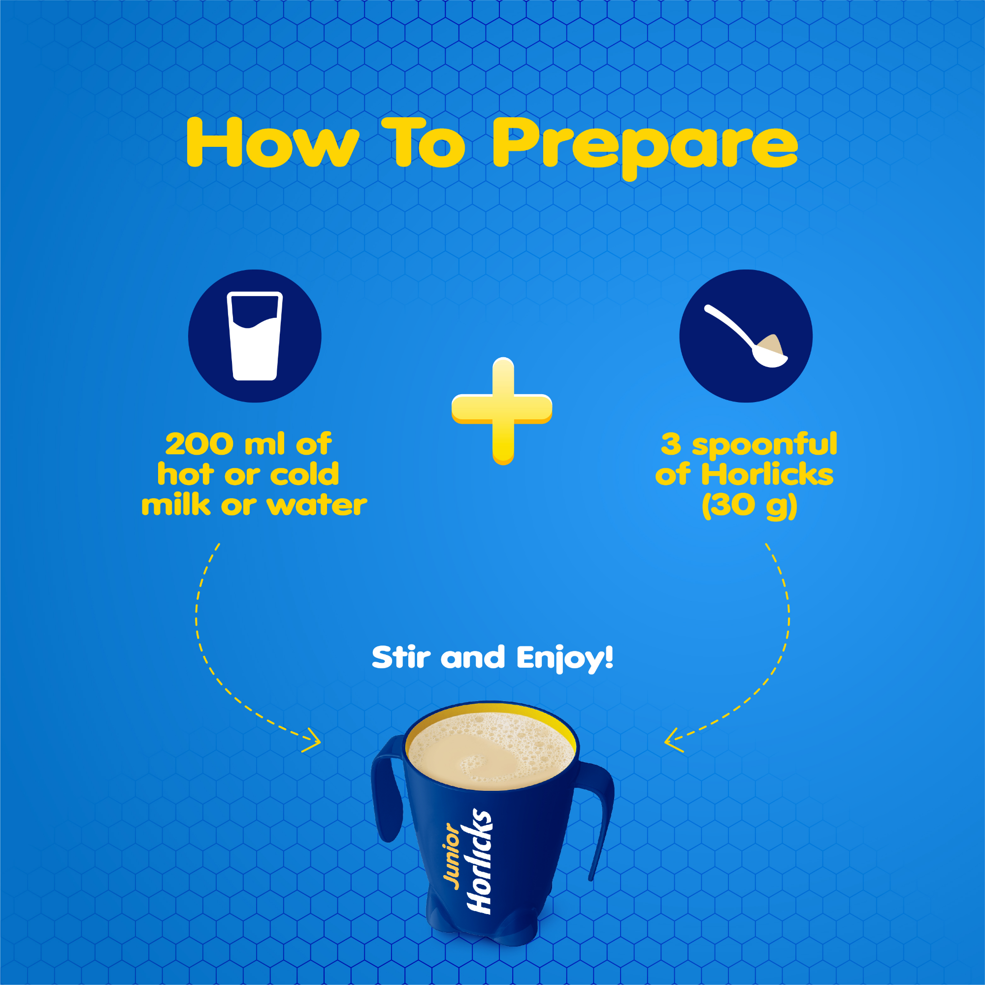 Picture of Junior Horlicks Health and Nutrition Drink Stage-1 Jar 500g (Powder Drink)