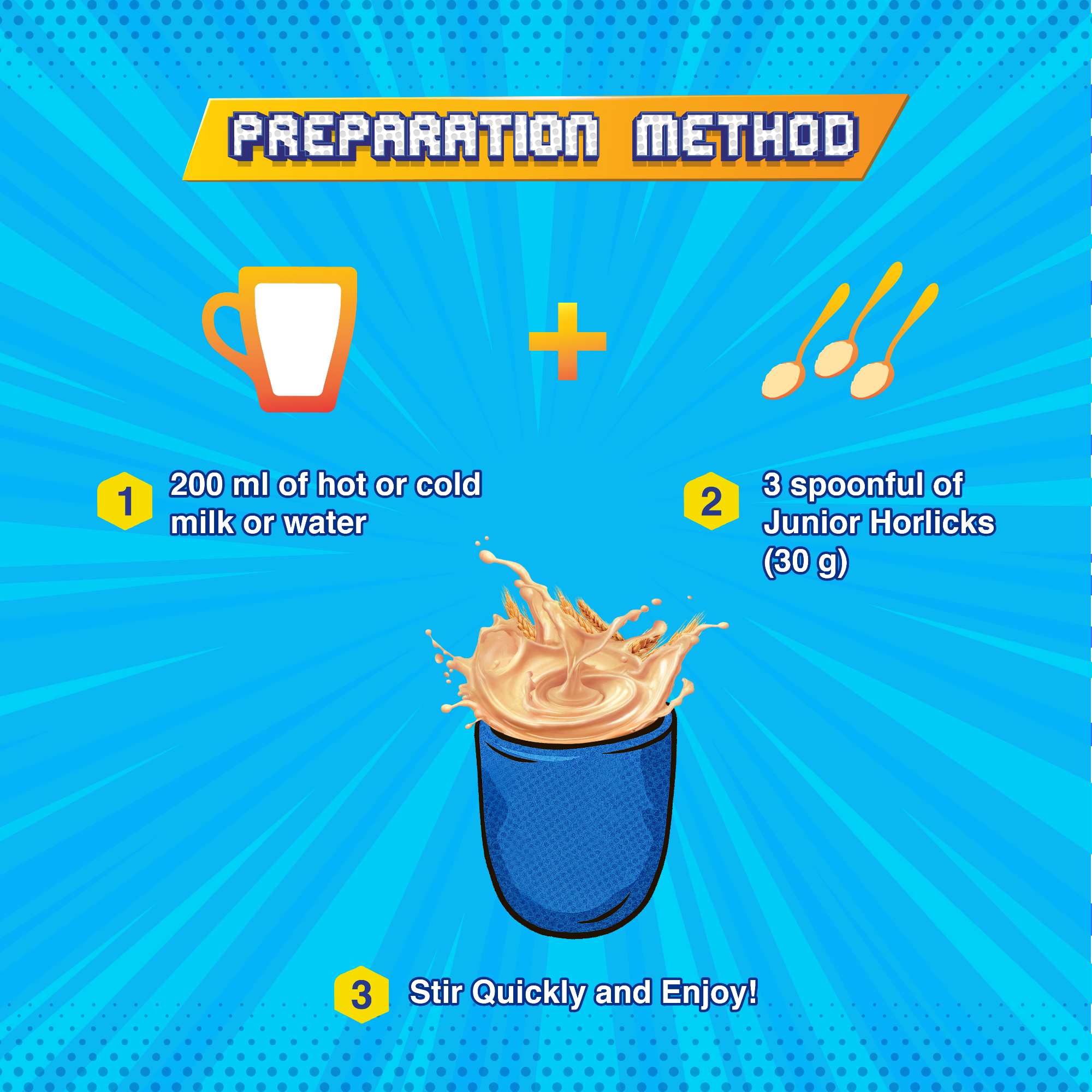 Picture of Junior Horlicks Health and Nutrition Drink Stage-2 Jar 500g (Powder Drink)