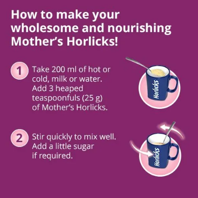 Picture of Mother's PLUS Horlicks Health and Nutrition Drink BIB 350g