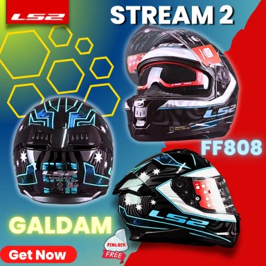 Picture of LS2 FF808 STREAM 2 GALDAM FULL FACE HELMET