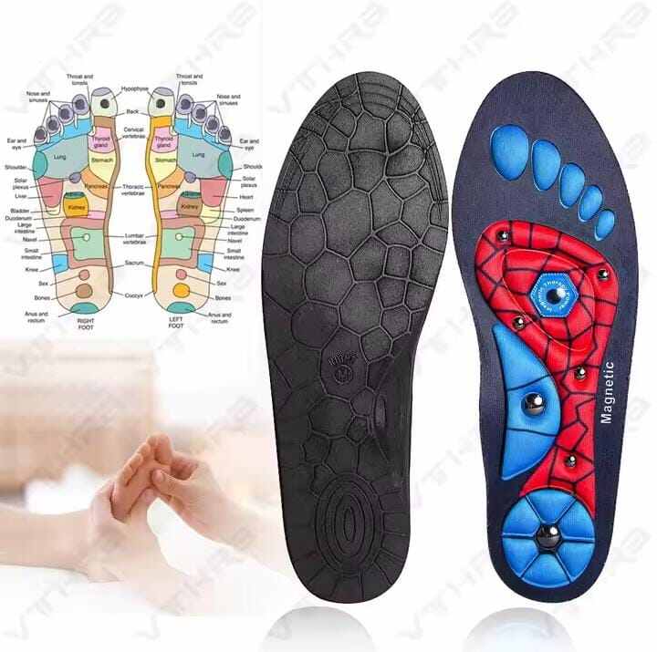 Picture of Orthopedic Acupressure Massage Insoles for Men and Women - Helps Promote Blood Circulation and Relieve Fatigue Orthopedic Acupoint Massage Insoles with Magnetic Technology, Feet and Arch Support