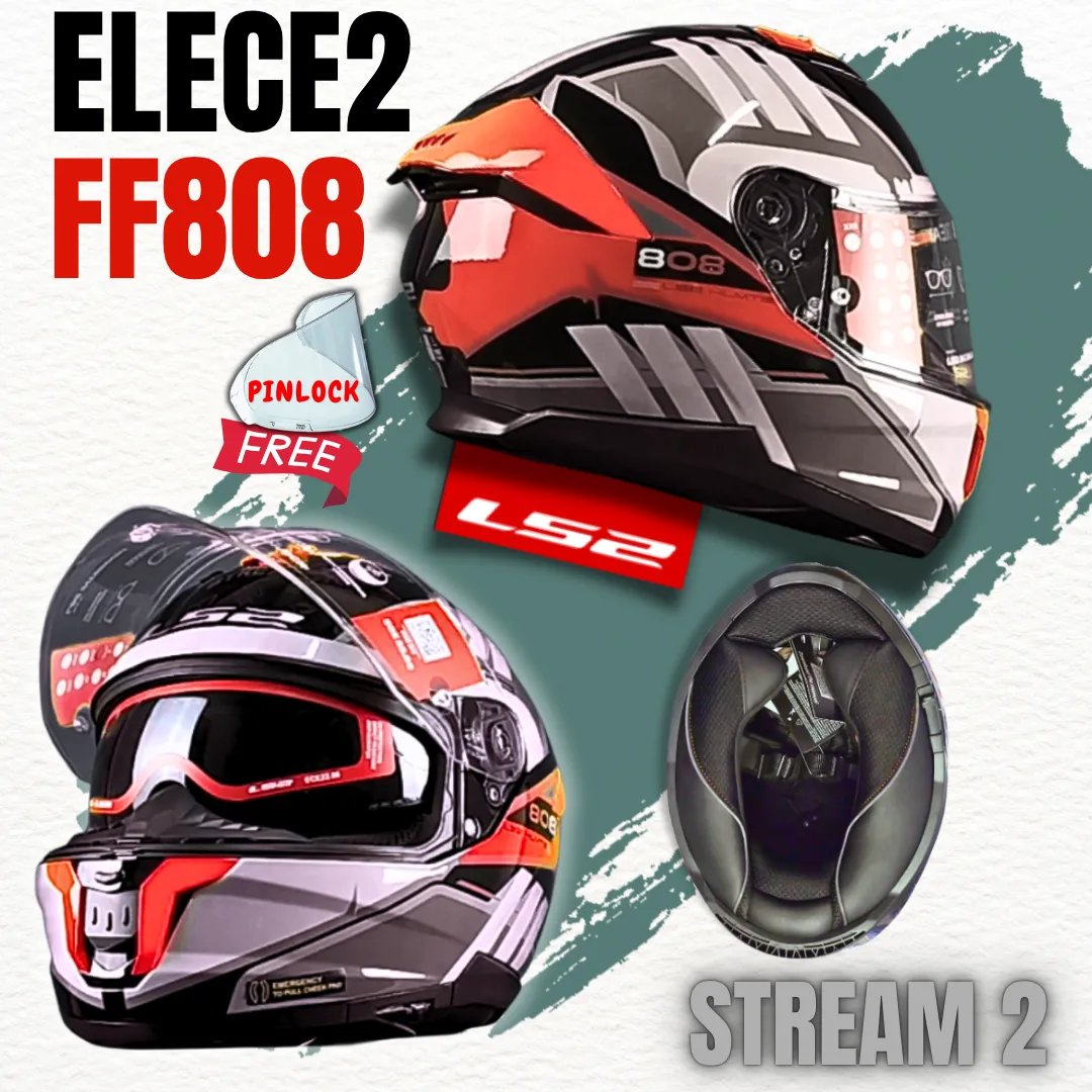 Picture of LS2 FF808 STREAM 2 ELECE2 FULL FACE HELMET