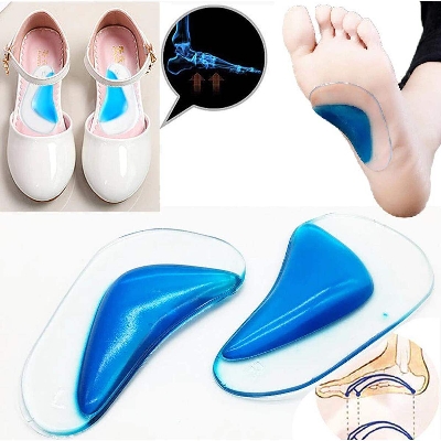 Picture of Insole Orthotic Professional Arch Support Insole Flat Foot Flatfoot Corrector Shoe Cushion Insert Silicone Gel orthopedic pad - Blue