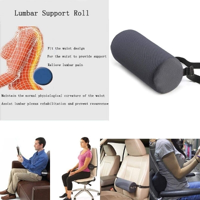 Picture of Lower Back Pain - Spine Lumbar Roll Cushion - Alleviate Discomfort And Improve Posture With Spine Lumbar Roll Cushion For Lower Back Pain Relief - Multicolor - Int: One size