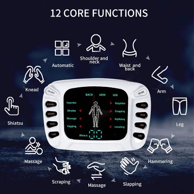 Picture of Full Body Tens Acupuncture Electric Therapy Massager Meridian Physiotherapy Muscle Stimulator Apparatus Slimming - Multicolor - Int: One size