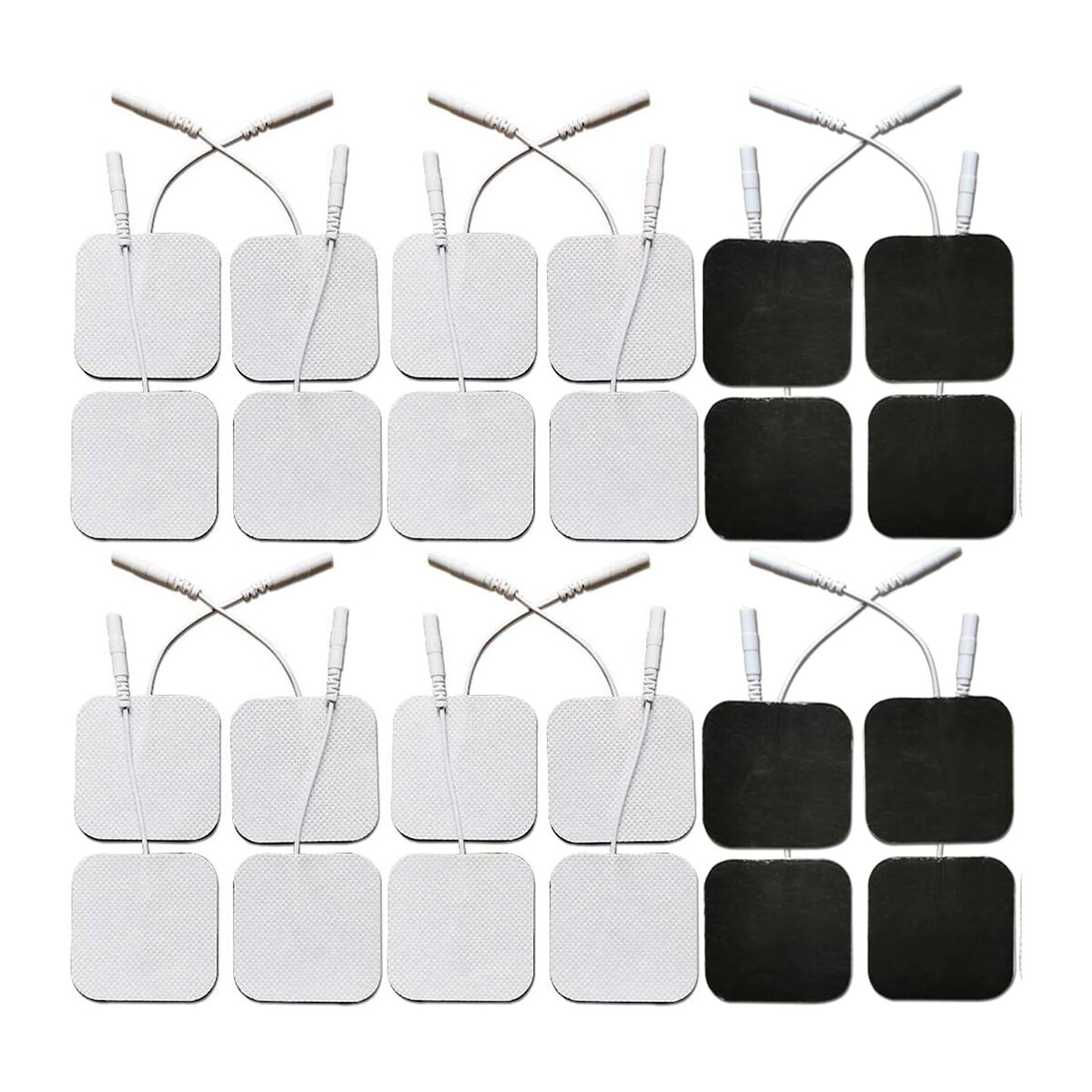 Picture of White Physiotherapy Equipments Self Adhesive Electrode Pads For Electronic Stimulators, Ift, Tens,Ems & Pulse Massagers - Int: One size