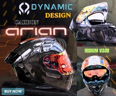 Picture of Arian Full Face Carbon Design helmet TR03