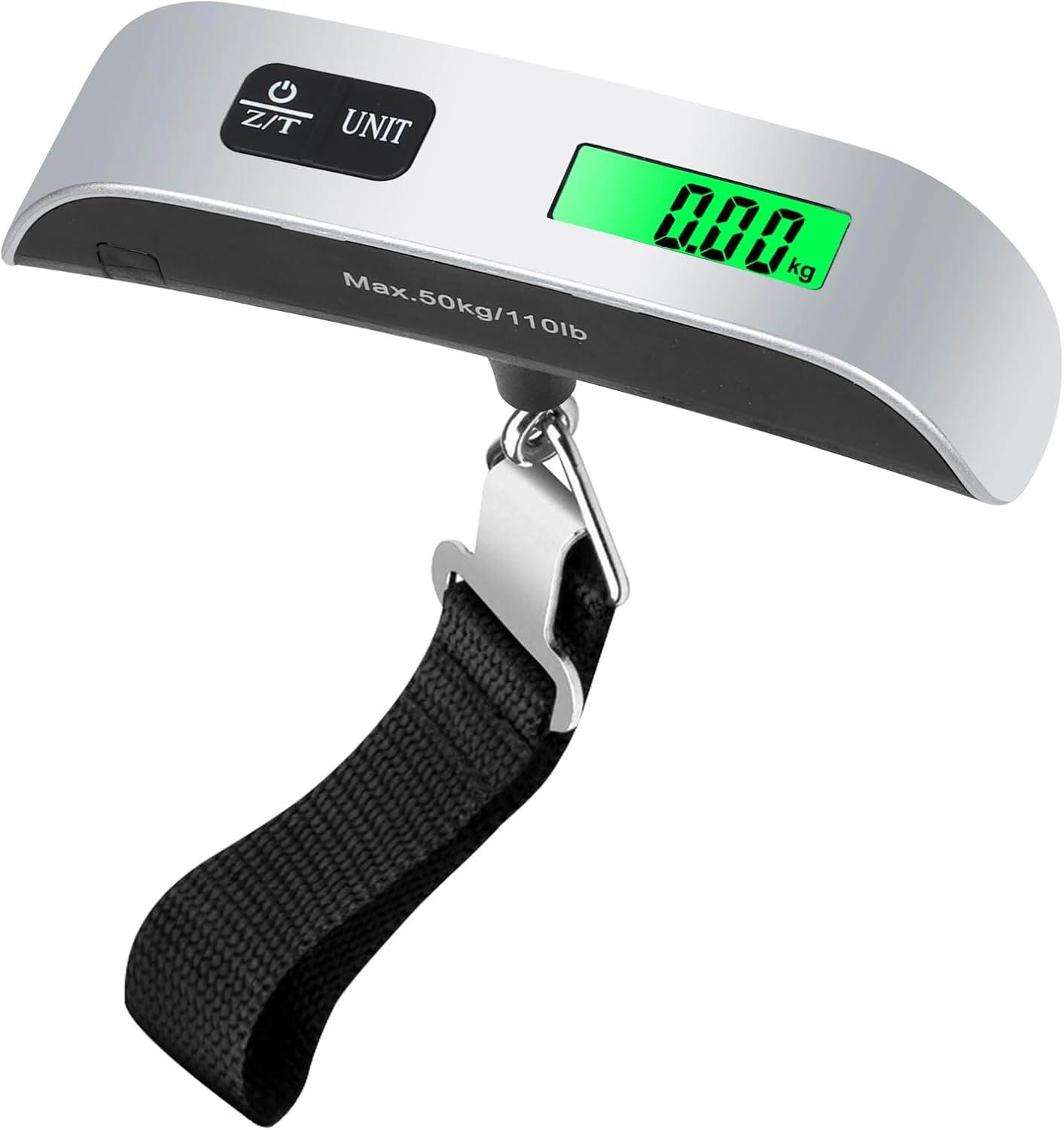 Picture of Digital Luggage Scale with Backlight, Electronic Portable Suitcase, Travel Weighing Scales Luggage Bag Hanging, -40%, 50kg, 110lb - Multicolor - Int: One size
