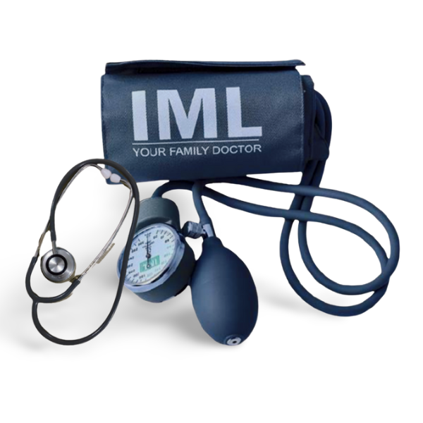 Picture of IML Aneroid Sphygmomanometer with Stethoscope (China) - Multicolor - Int: One size