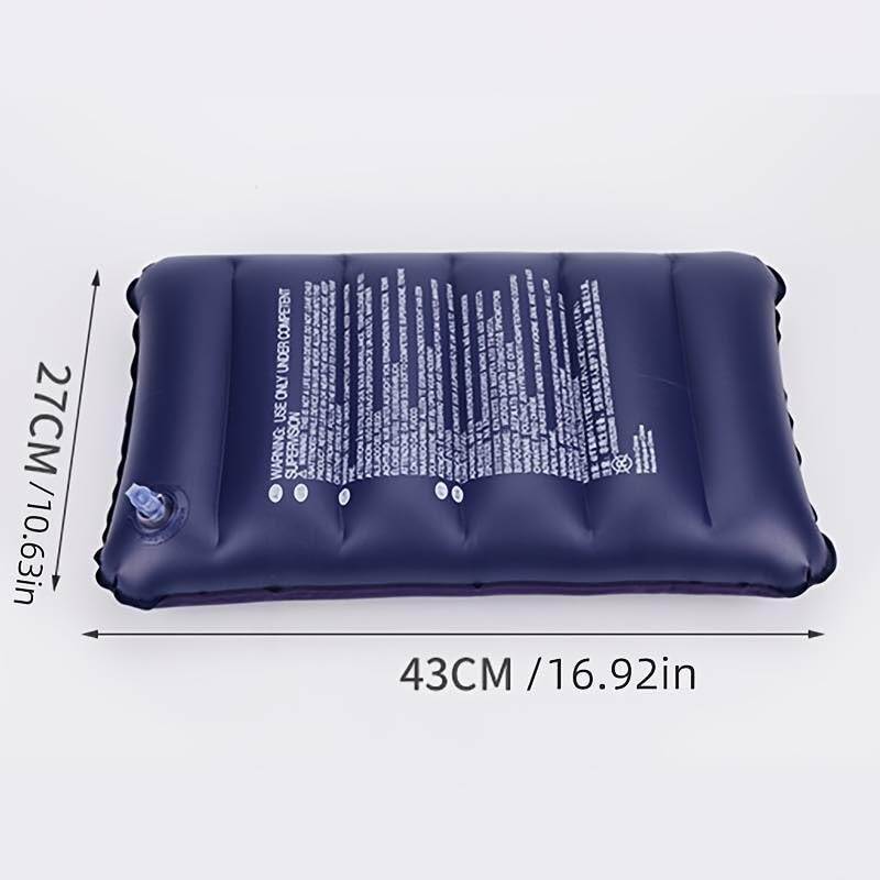 Picture of Velvet Air Pillow Cushion Sleeping Bag Backpacking Pillow Soft Comfortable Air Inflatable Travel Pillow Tourist Pillow (Blue)