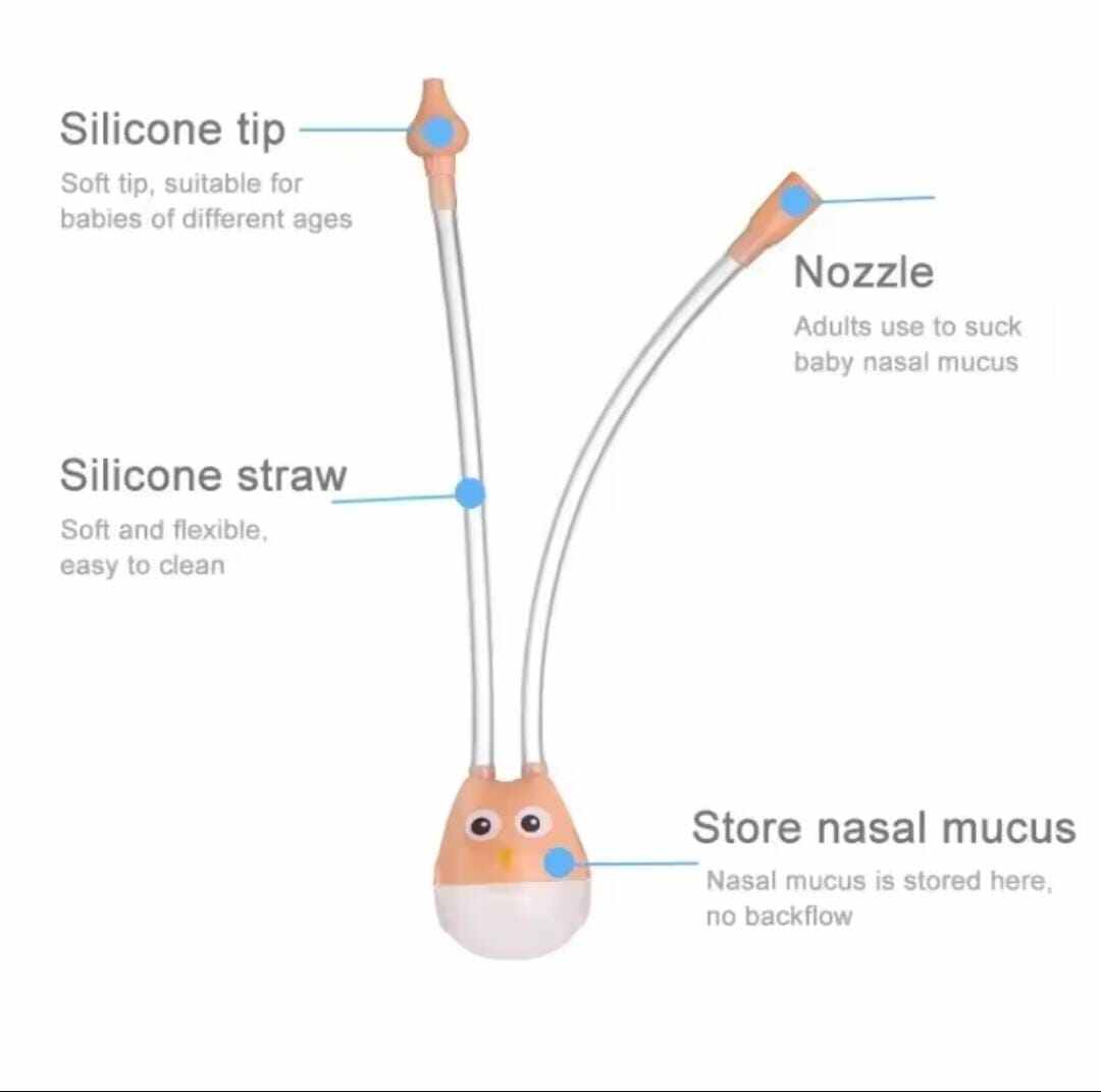 Picture of baby nose cleaner baby care nasal wash baby nasal aspirator newborn baby hygiene kit baby care aspirator cleaner irrigator nadal - Multicolor - Int: One size