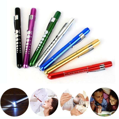 Picture of Medical Flashlight Lanterna With Pupil Gauge LED Pen Light Torch Lamp Outdoor Camping Work Light For Doctor Nurse Diagnostic - Multicolor - Int: One size
