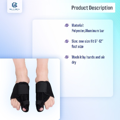 Picture of 1pcs Soft Bunion Corrector Toe Separator Splint Correction System Medical Device Hallux Valgus Foot Care Pedicure Orthotics - Int: One size
