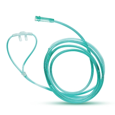 Picture of Nasal Cannula For Oxygen with Soft Touch, Universal Connector for Adults - Green - Int: One size