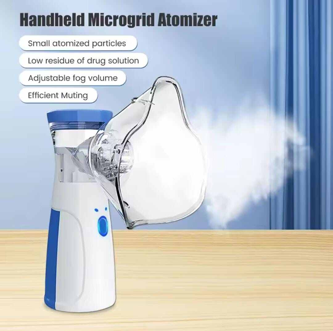 Picture of Handheld Portable Fine Atomization Nebulizer, Mesh Atomizer, Silent Inhaler, Nebulizer for Adults and Children - Multicolor - Int: One size