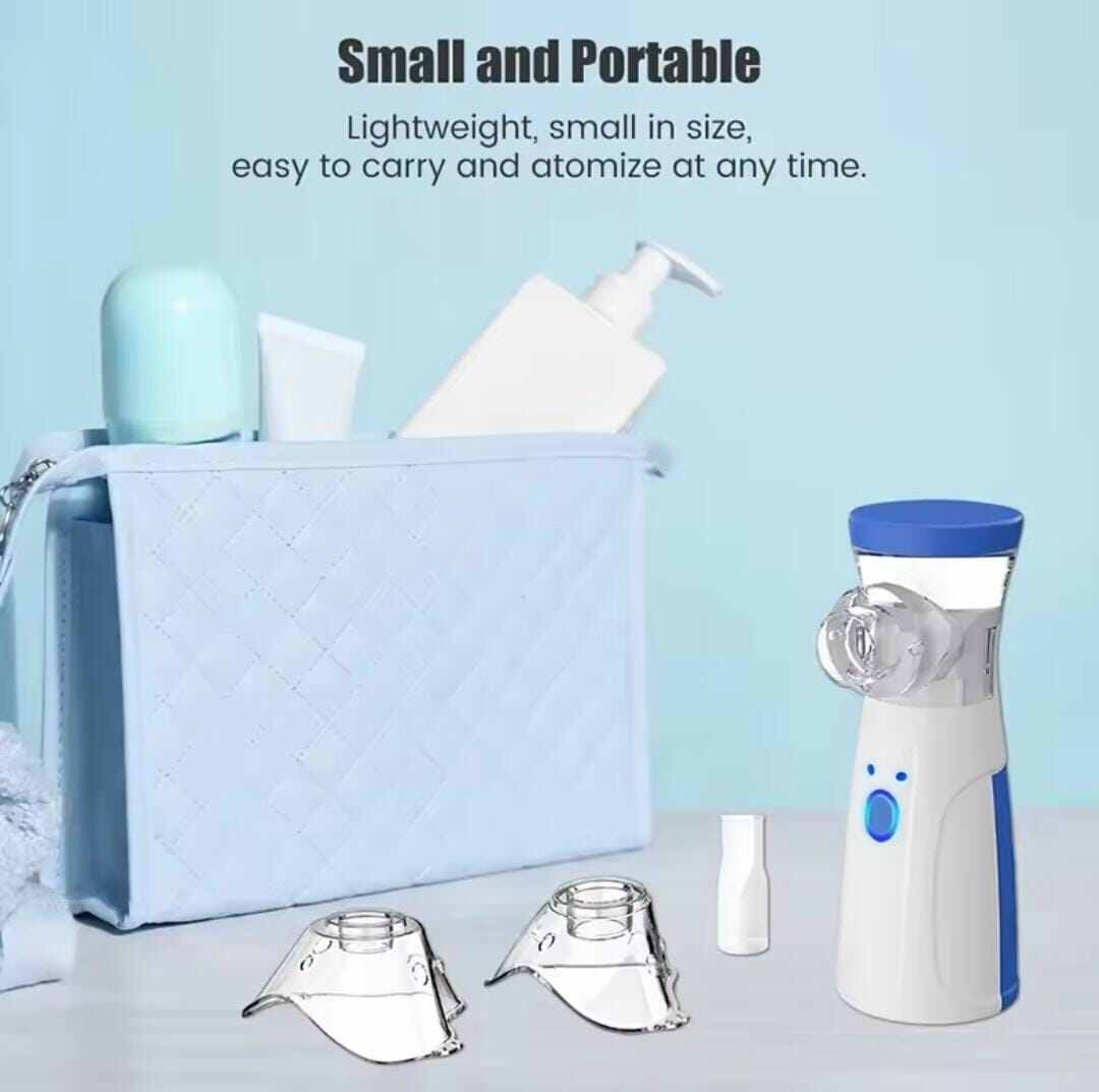 Picture of Handheld Portable Fine Atomization Nebulizer, Mesh Atomizer, Silent Inhaler, Nebulizer for Adults and Children - Multicolor - Int: One size