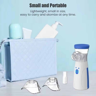 Picture of Handheld Portable Fine Atomization Nebulizer, Mesh Atomizer, Silent Inhaler, Nebulizer for Adults and Children - Multicolor - Int: One size
