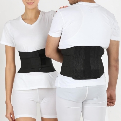 Picture of Lumber Support Belt, Corset Back Brace - Black