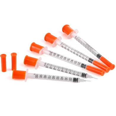 Picture of Insulin Syringe U-100 1ml 31G*5mm 100 Pcs Made in Korea - Multicolor - Int: One size