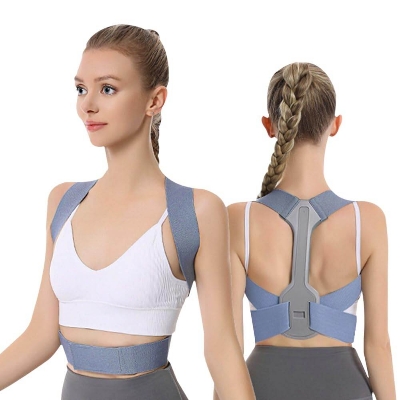 Picture of Adjustable Posture Corrector for Women and Men - Breathable Upper Back Brace with Pain Relief for Hunchback, Scoliosis, Neck & Shoulder Support - Lightweight and Ergonomic Back Straightener - Multicolor - Int: One size