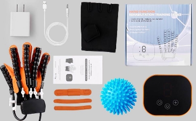 Picture of Rehabilitation Robotic Gloves,Stroke Therapy Equipment for Adults,Hand Rehabilitation Robot Gloves,Stroke Recovery - One Size