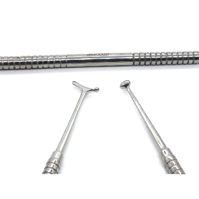 Picture of Dental T Burnisher Egg Burnisher Double Ended. Premium Solid 6 MM No Rust No Slip Handle - Silver - Int: One size