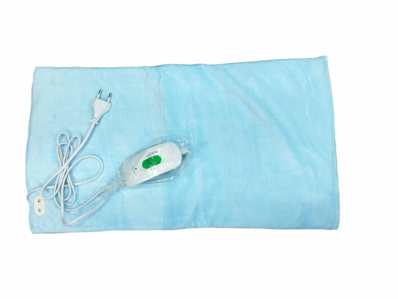 Picture of PROCARE Brand Heat It Up Electric Heating Pad for Cramp and Pain Relief | Switch Auto-Off for Moist & Dry Heat Therapy | 12X24 inch - Blue - Int: One size