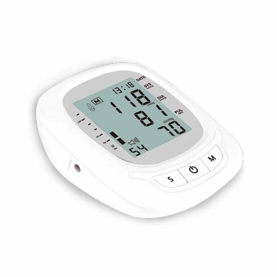 Picture of 2 Years Garranty Blood Pressure Monitor Fully Automatic Digital Large Display And Adjustable Arm-Cuff Comes - Multicolor - Int: One size