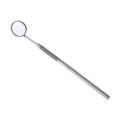 Picture of Dental Mouth Mirror with Handle MADE STAINLESS STEEL - Silver - Int: One size