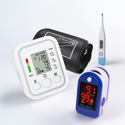 Picture of Digital Bp Checking Machine, Digital Thermometer And Digital Pulse Oxymeter, 3 Combo - Int: One size